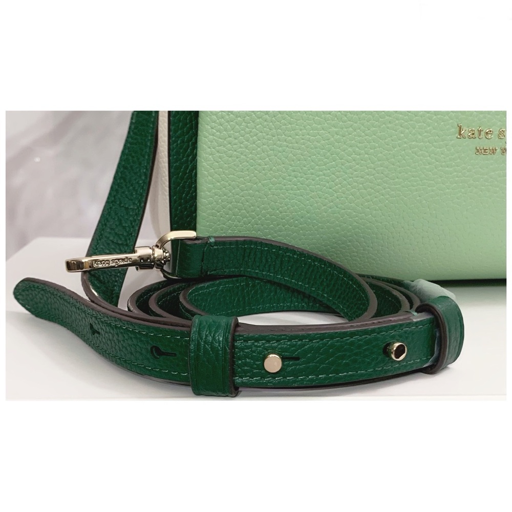 NWT Kate Spade ♠️ KNOTT Medium Colorblock Soft Pebble Leather Handbag - Picture 6 of 13